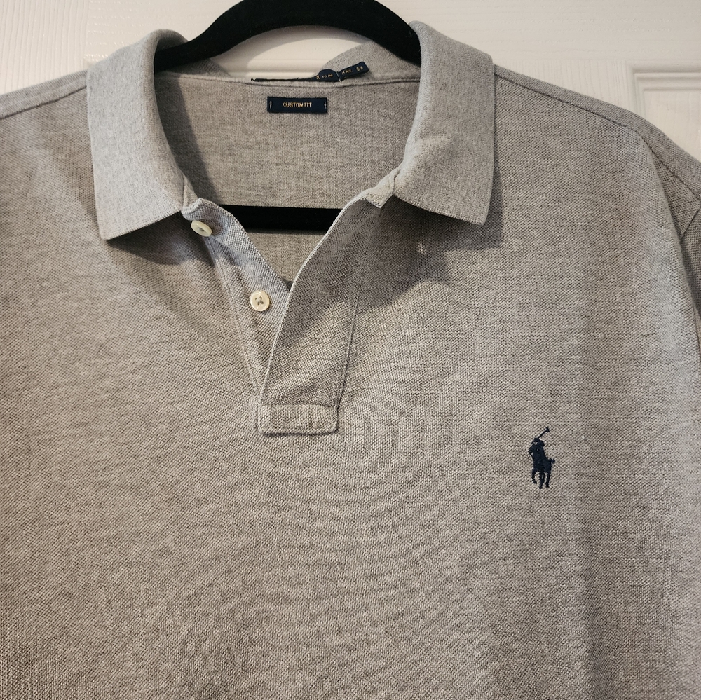 Polo by Ralph Lauren Gray Classic Polo Shirt Mens Size XXL
